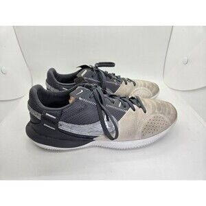 Nike Streetgato Indoor Soccer Cleats Mens 6 White Grey Athletic Football Sneaker